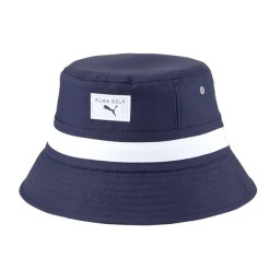 PUMA GOLF SPRING BREAK WILLIAMS REVERSIBLE BUCKET HAT, NAVY BLAZER