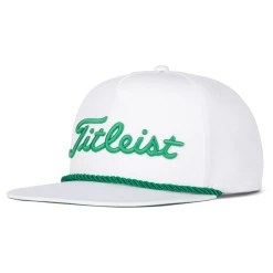 TITLEIST 2020 LIMITED EDITION ST. PATRICK’S DAY ROPE FLAT BILL HAT, WHITE/GREEN