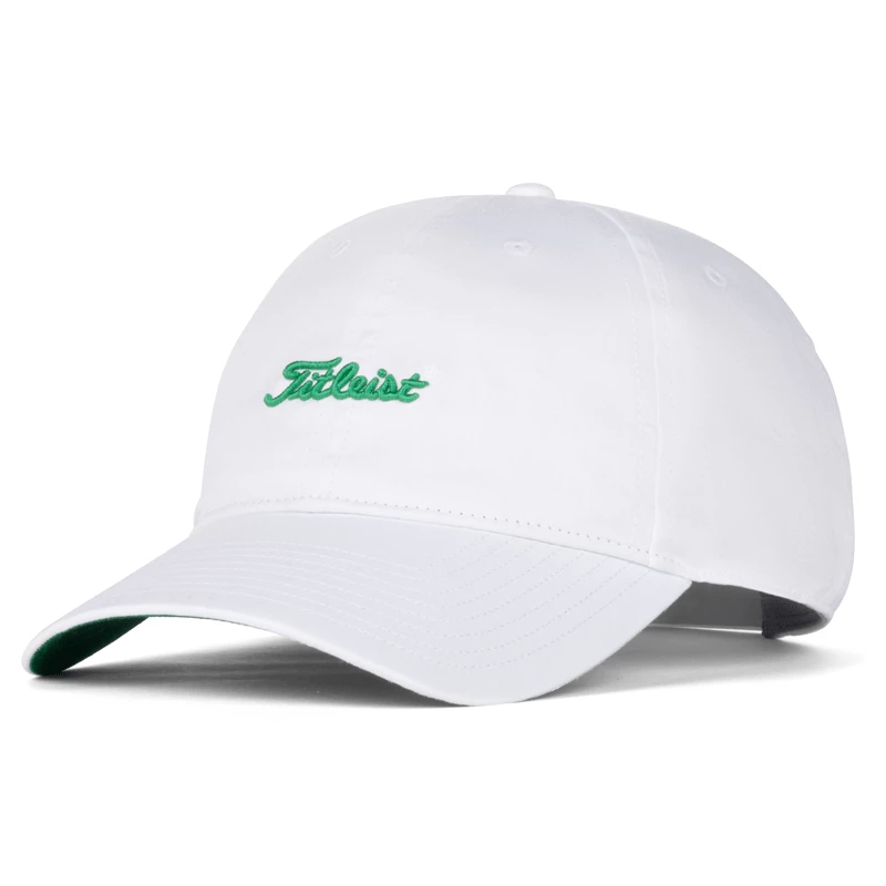 TITLEIST 2020 LIMITED EDITION ST. PATRICK’S DAY LIGHT WEIGHT NANTUCKET HAT, WHITE/GREEN