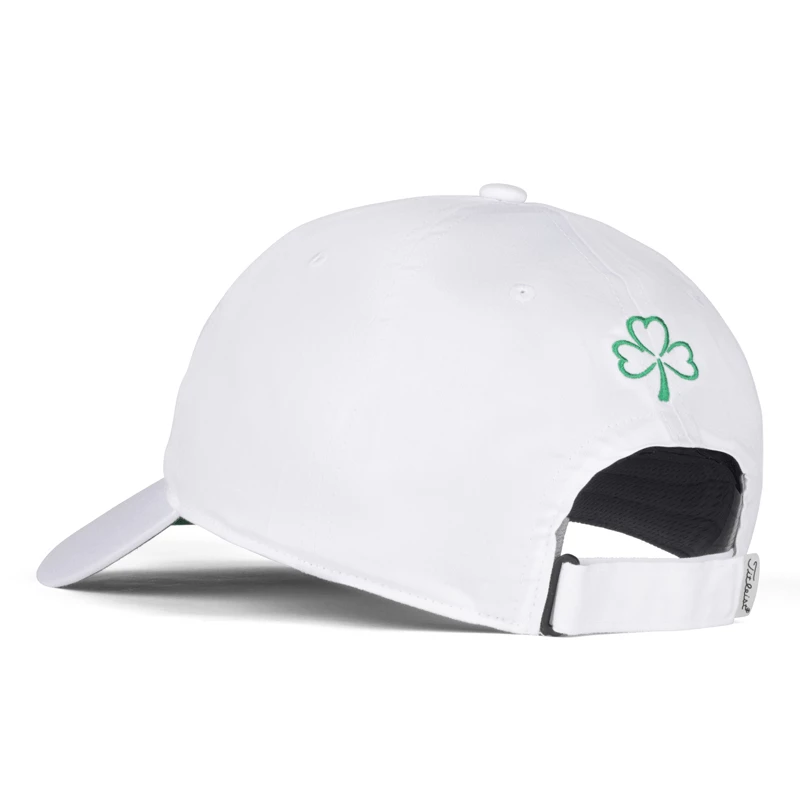 TITLEIST 2020 LIMITED EDITION ST. PATRICK’S DAY LIGHT WEIGHT NANTUCKET HAT, WHITE/GREEN - Image 3