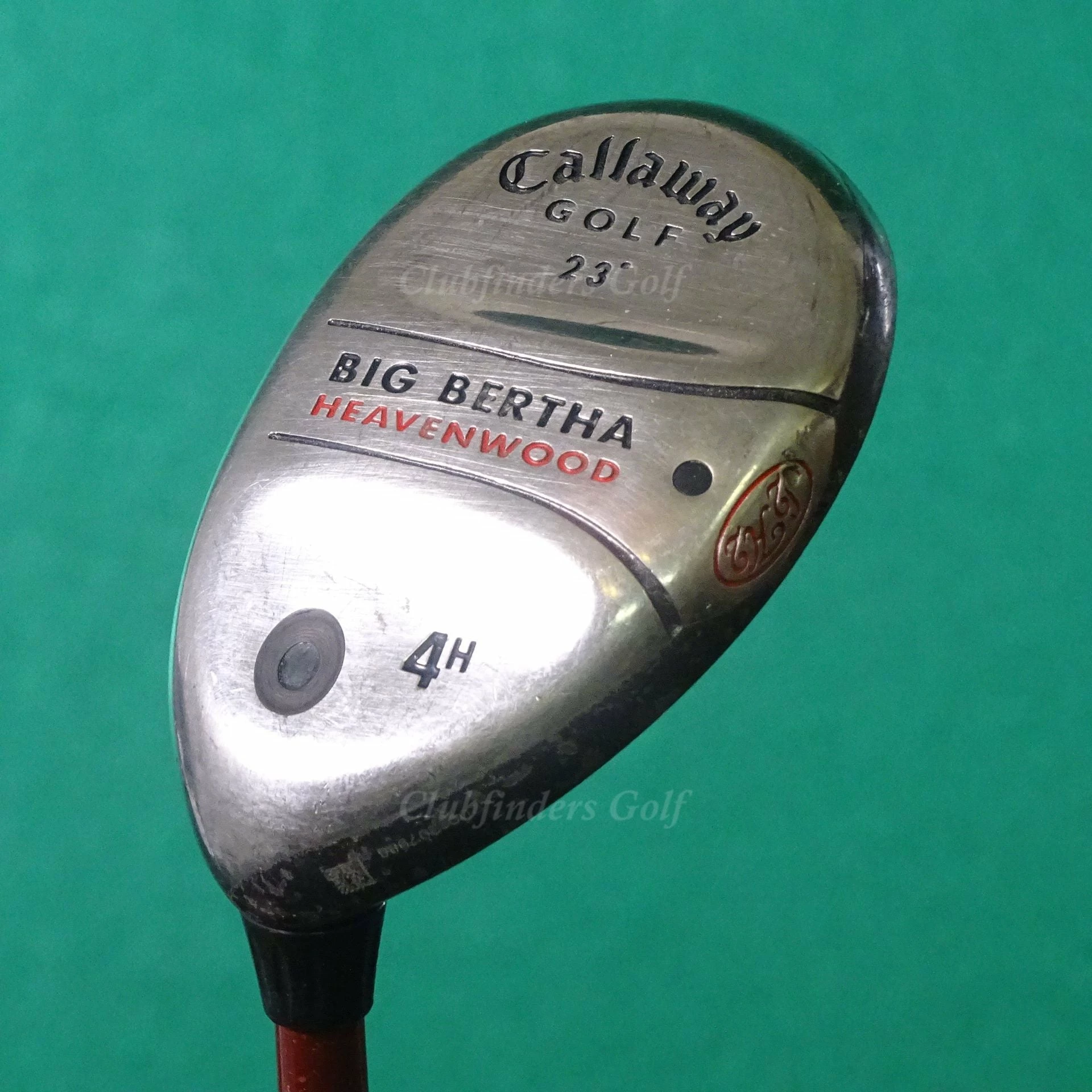 LH Callaway Golf Big Bertha Heavenwood 23° Hybrid 4H Iron Graphite Regular