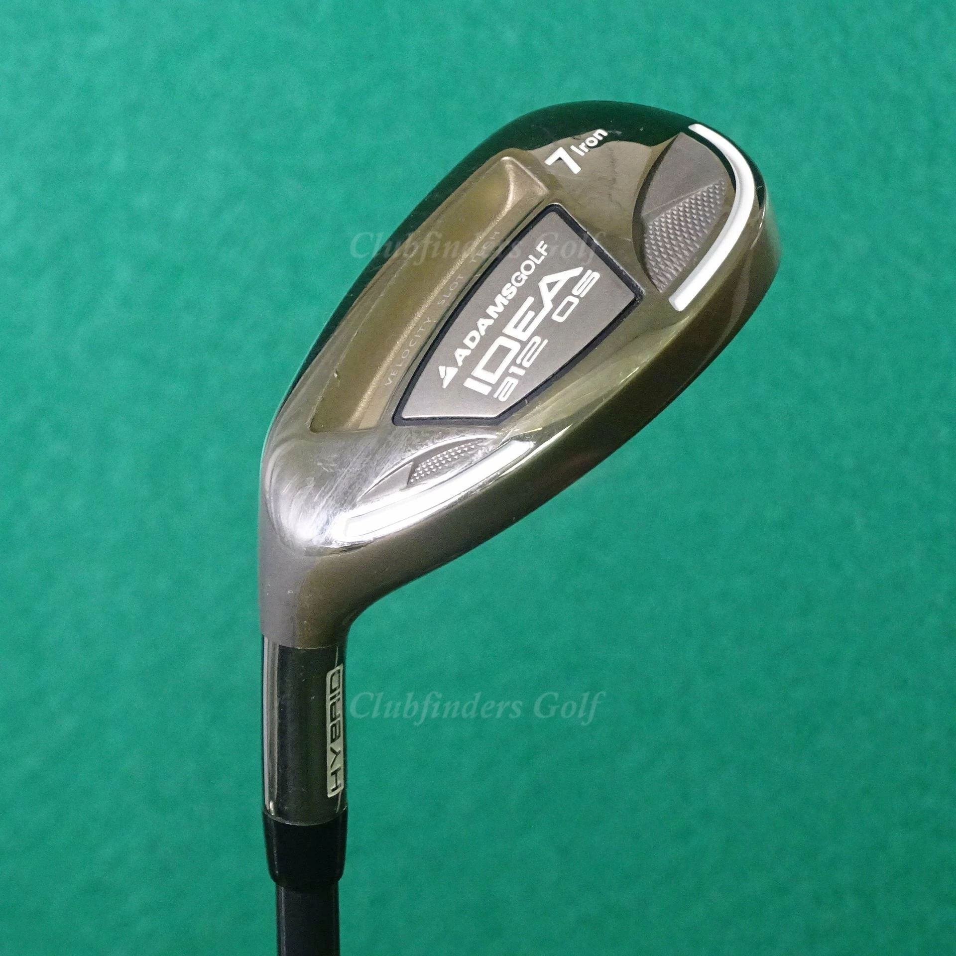 LH Adams Golf Idea A12 OS Hybrid 7 Iron Powerflex Graphite Stiff