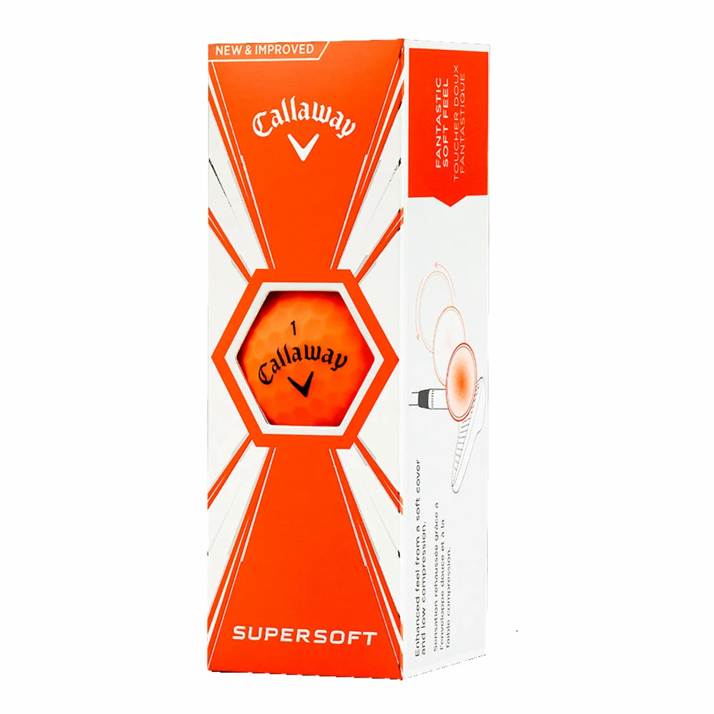 Callaway Supersoft Orange Golf Balls - Image 2