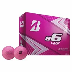 Bridgestone E6 Lady Pink Golf Balls - Dozen