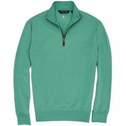Polo Ralph Lauren Polo Golf Ralph Lauren Fine Gauge Terry Haven Green Mens Golf 1/2 Zip