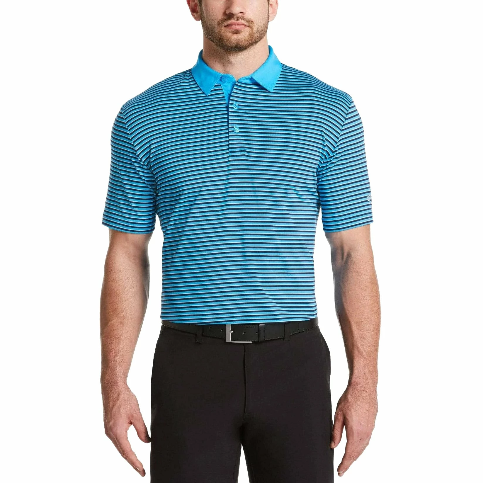 Callaway 3-Color Stripe Mens Golf Polo - Image 5