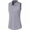Adidas Golf Adidas Ultimate365 Grey Womens Golf Polo