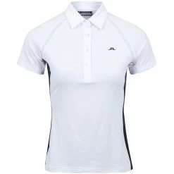 J.Lindeberg J. Lindeberg Mizu White Womens Golf Polo