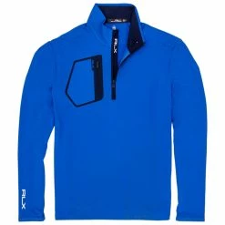Polo Ralph Lauren RLX Ralph Lauren Colby Blue Mens Golf 1/2 Zip