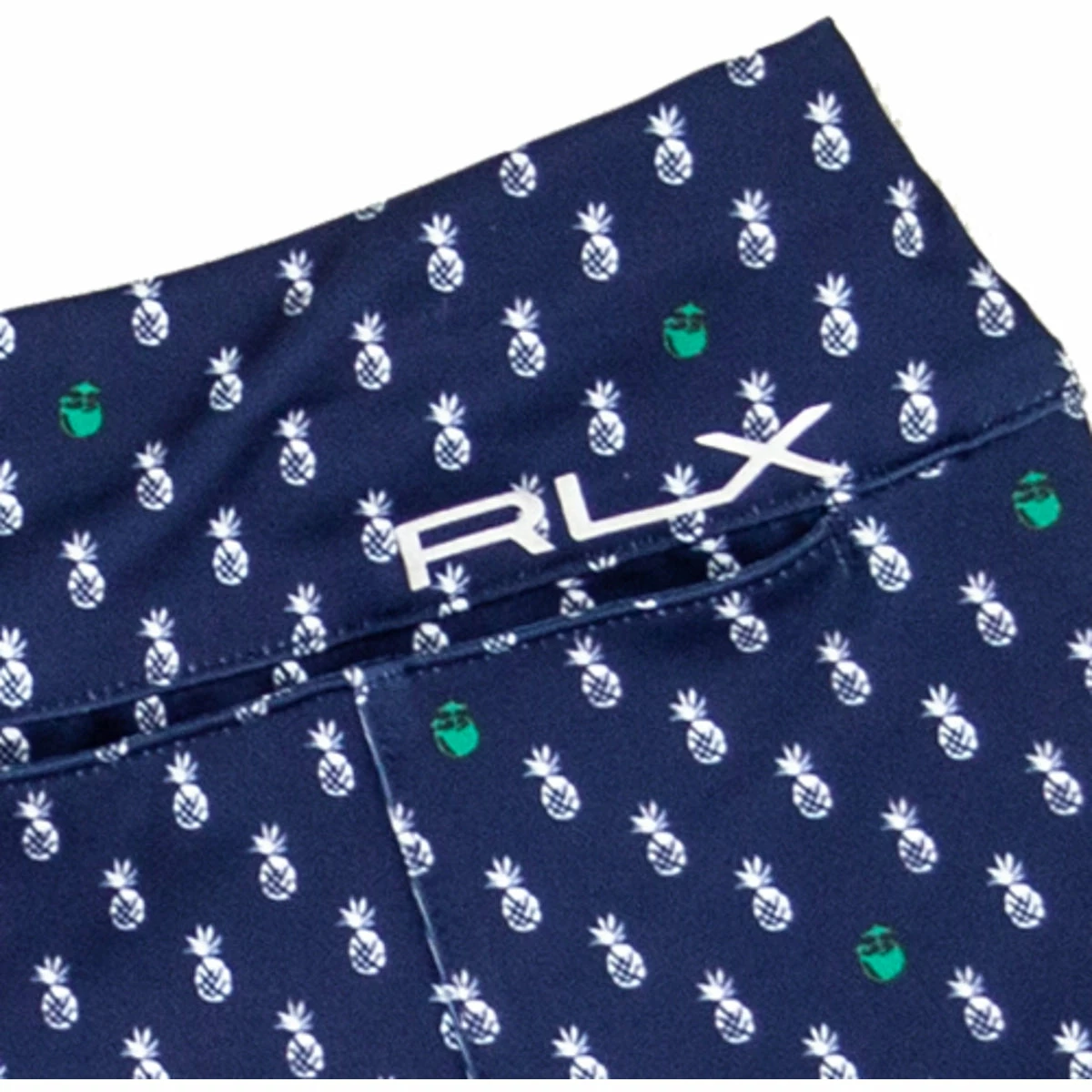 Polo Ralph Lauren RLX Printed Elite Wicking Punchy Pineapple 15in Womens Golf Skort - Image 2