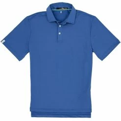 Polo Ralph Lauren RLX Ralph Lauren Solid Airflow Jersey Bastille Blue Mens Golf Polo
