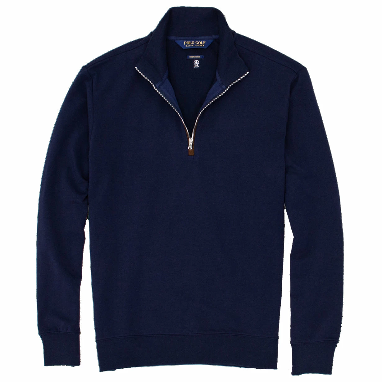 Polo Ralph Lauren Polo Golf Ralph Lauren Fine Gauge Terry Mock Neck French Navy Mens Golf 1/2 Zip
