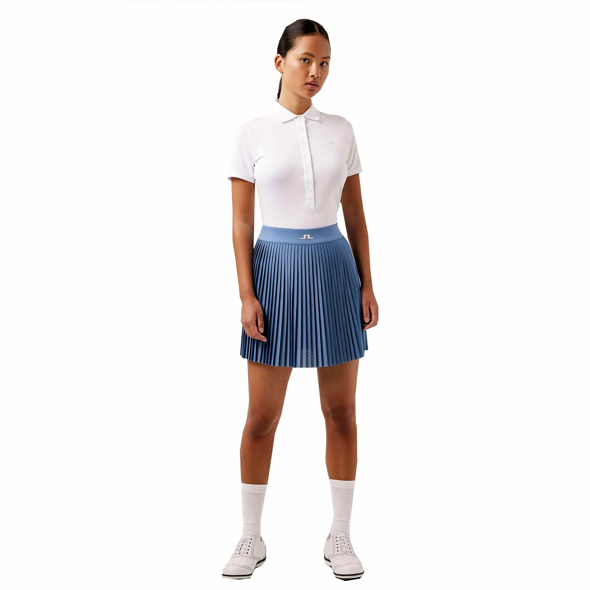 J.Lindeberg J. Lindeberg Binx Captains Blue Womens Golf Skort