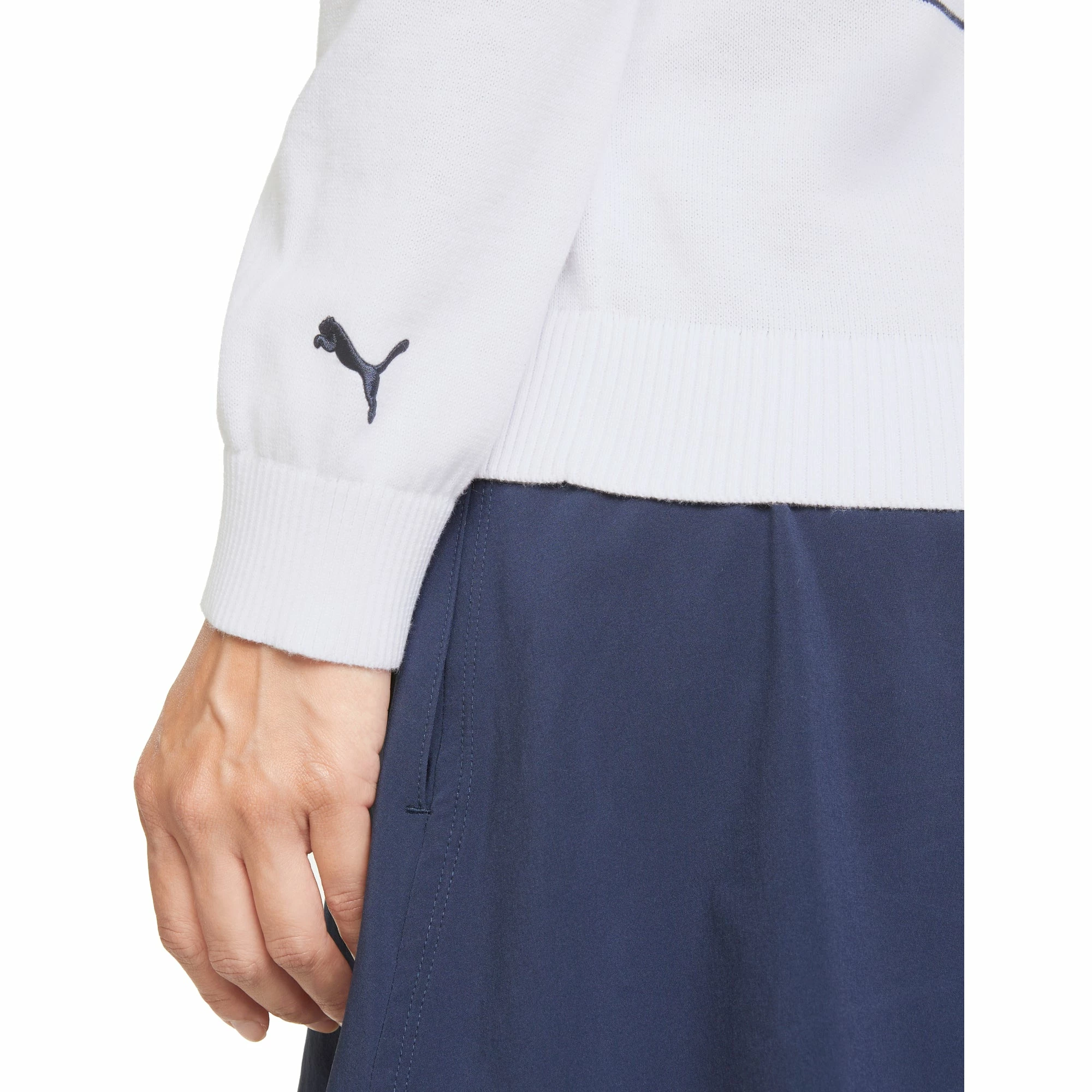 PUMA Golf Puma Striped Womens Golf Sweater - Image 2