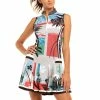 Lucky In Love Catalina Multi Womens Golf Dress