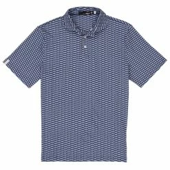 Polo Ralph Lauren RLX Ralph Lauren Lightweight Airflow Jersey Light Navy Mens Golf Polo