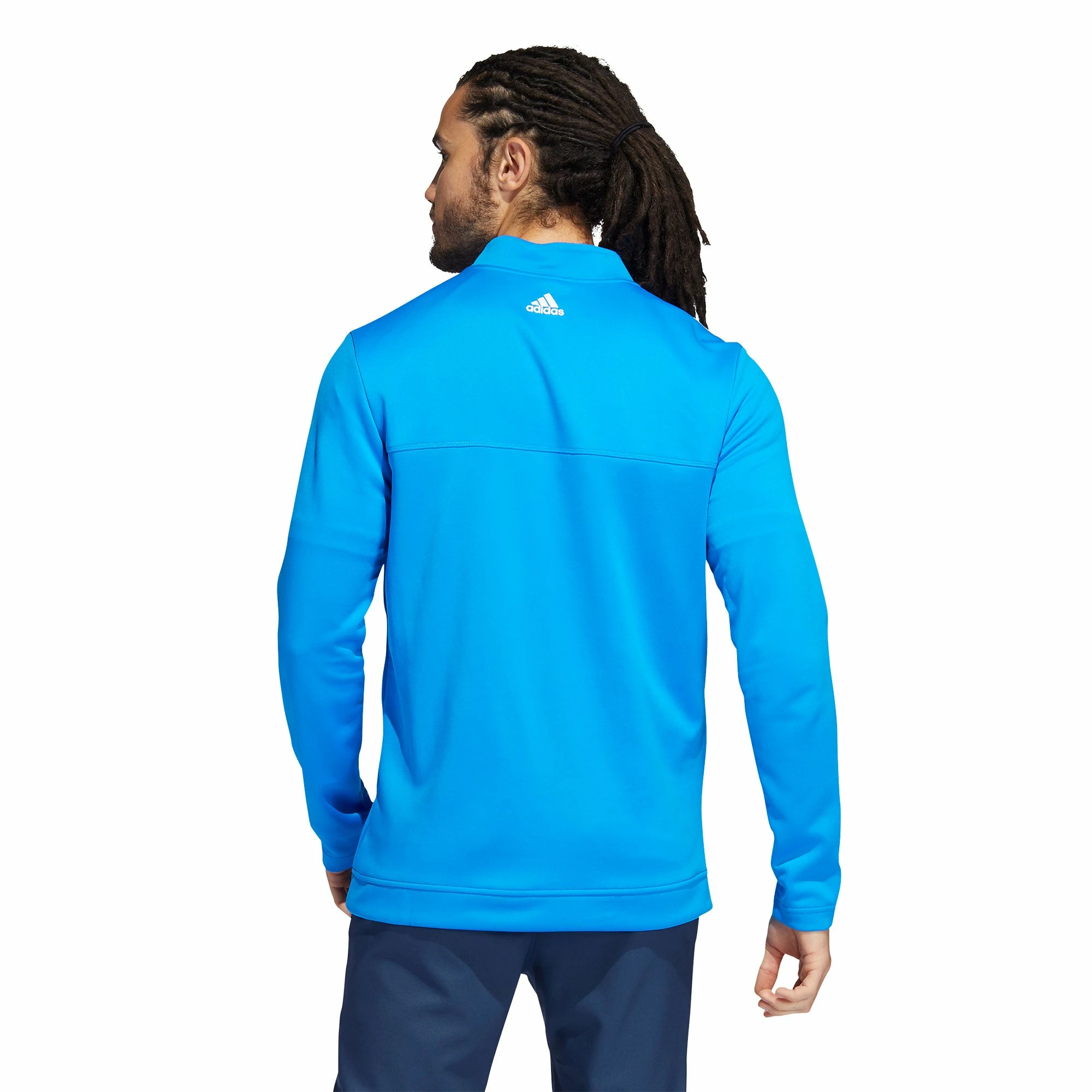Adidas Golf Adidas Club Blue Rush Mens Golf 1/4 Zip - Image 2