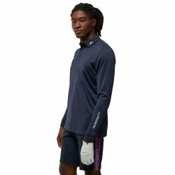 J.Lindeberg J. Lindeberg Tour Tech Mens Long Sleeve Golf Polo