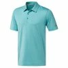 Adidas Golf Adidas Ultimate365 Heather Stripe Mens Golf Polo