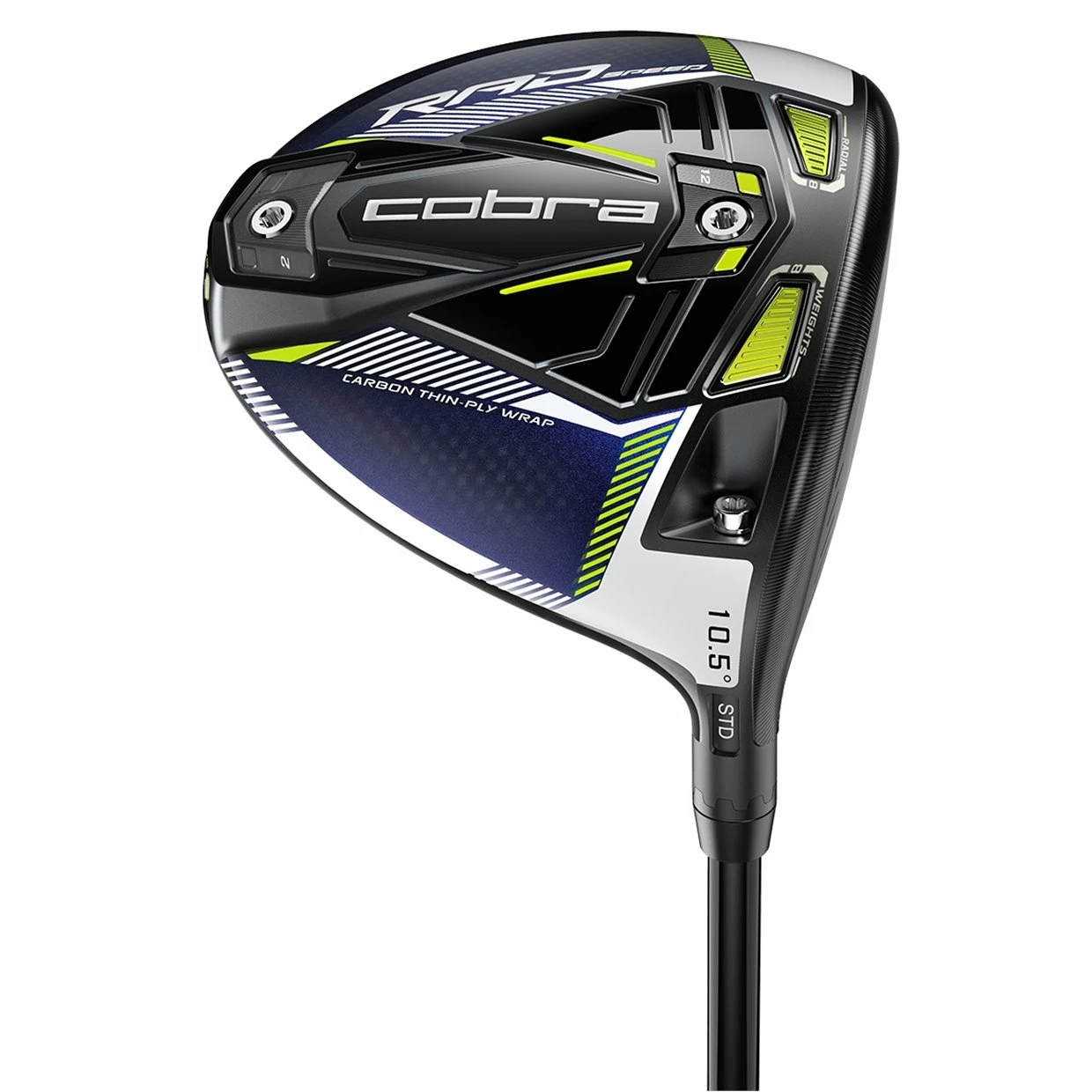 New And Used Cobra RADSpeed Gloss Turbulence Gray/Turbo Yellow Driver Golf Clubs